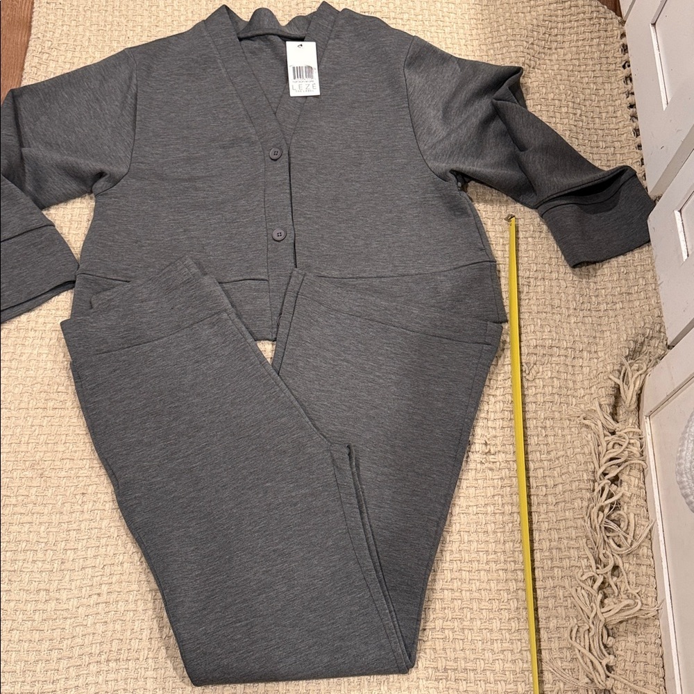 New Leze The Label Womens Set Gray Medium - Picture 13 of 16